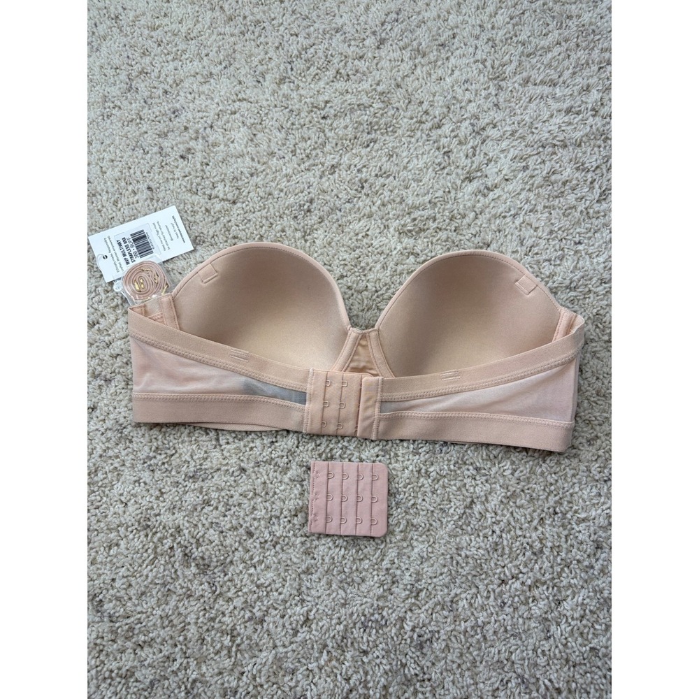 NWT Pepper Multiway Strapless Bra 38B Buff Beige Nude Convertible - Picture 3 of 4